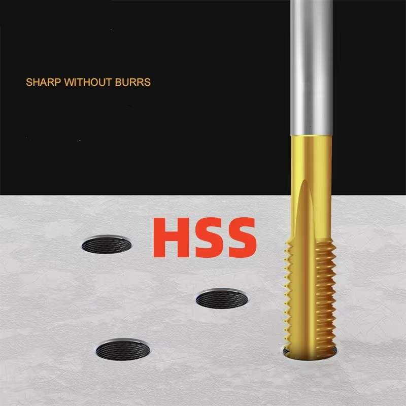 MSL001 Straight flute screw tap with (ISO-529) National industrial standard (rough handle)