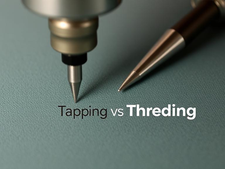 What is tapping vs threading?